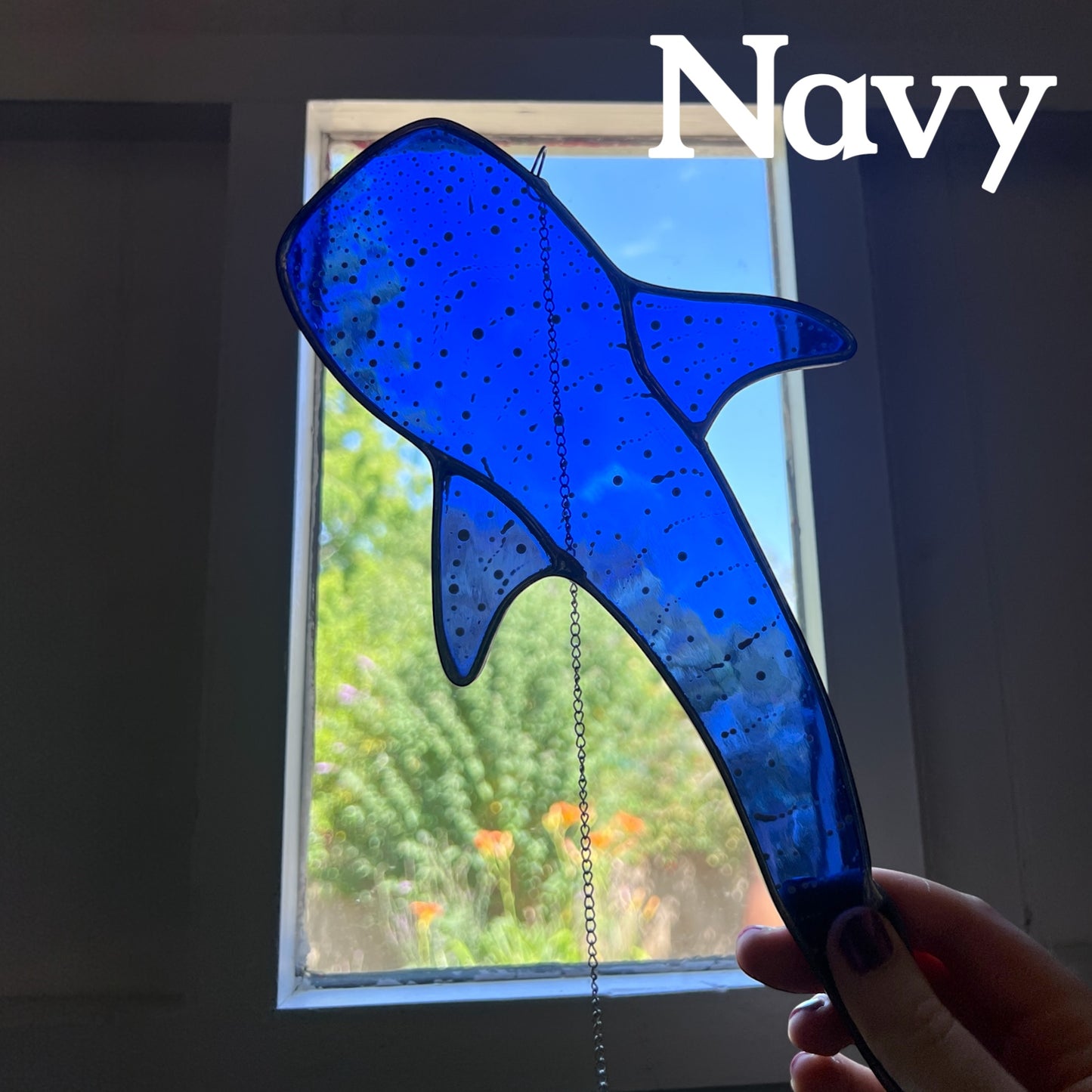 Stained Glass Original Whale Shark