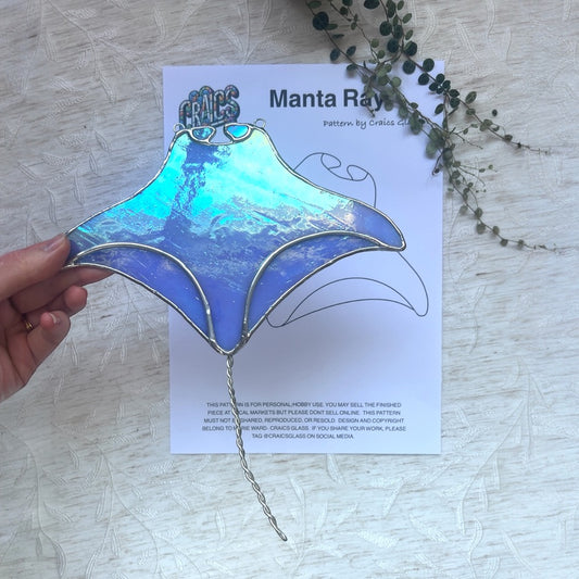 Digital Manta Ray Pattern