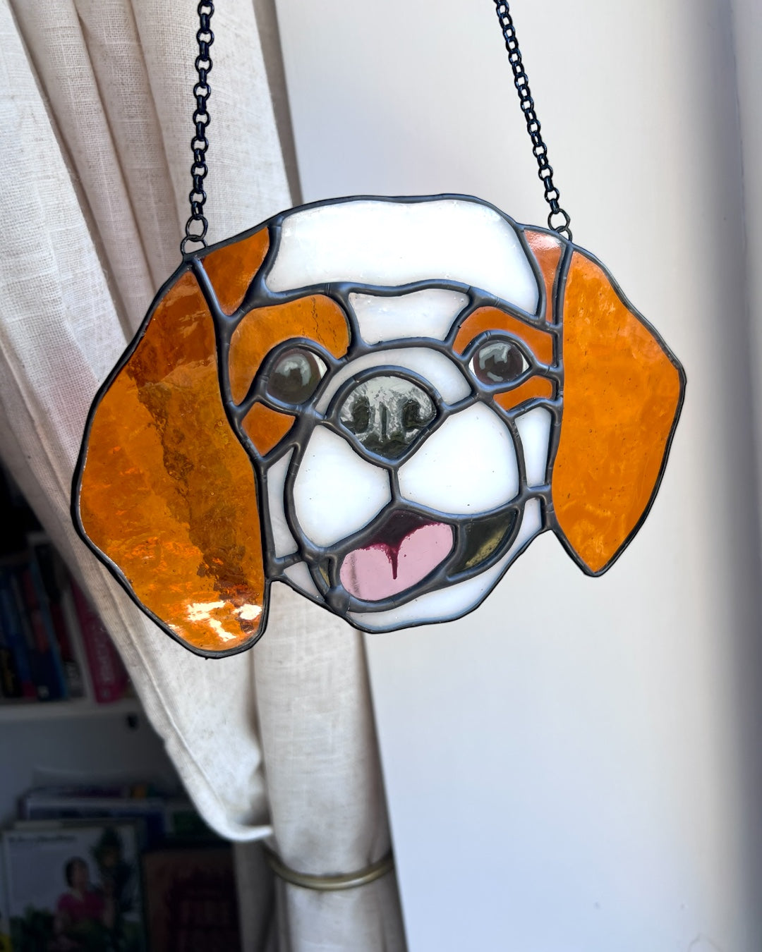 Stained Glass Pet Portrait