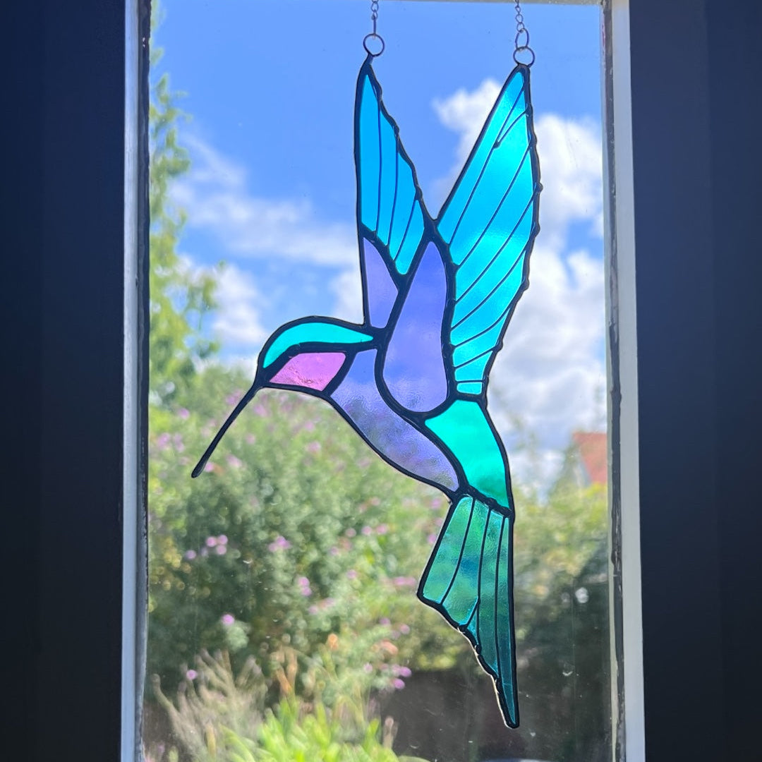 Digital Hummingbird Pattern