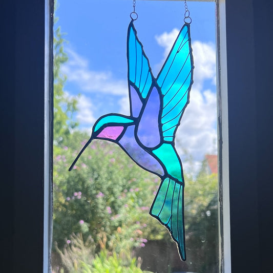 Digital Hummingbird Pattern
