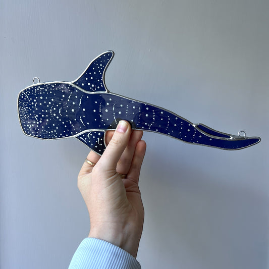 Stained Glass Original Whale Shark