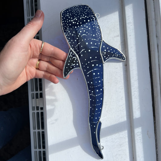Stained Glass Original Whale Shark
